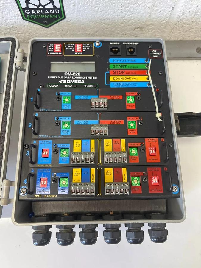 Used Omega OM-200 Portable Data Logging System