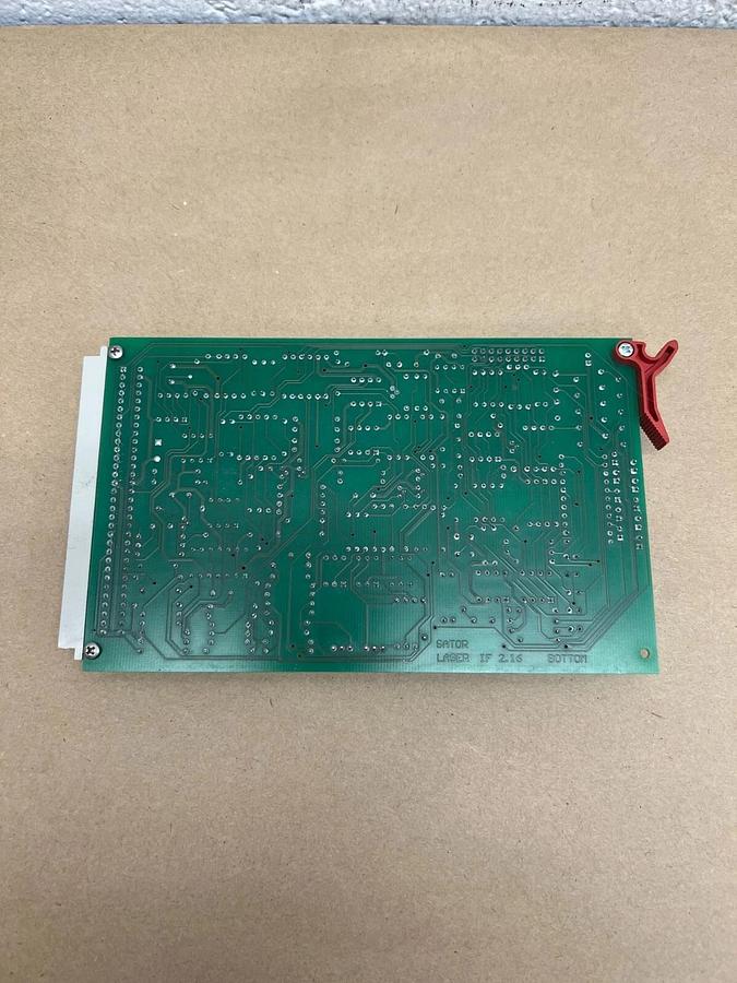 Used Sator Laser IF 2.16 Control Board