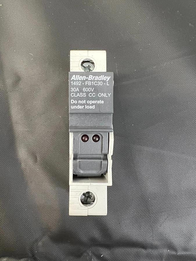 Used Allen Bradley 1492-FB1C30-L 30A 600V Fuse Holder - Lot of 5