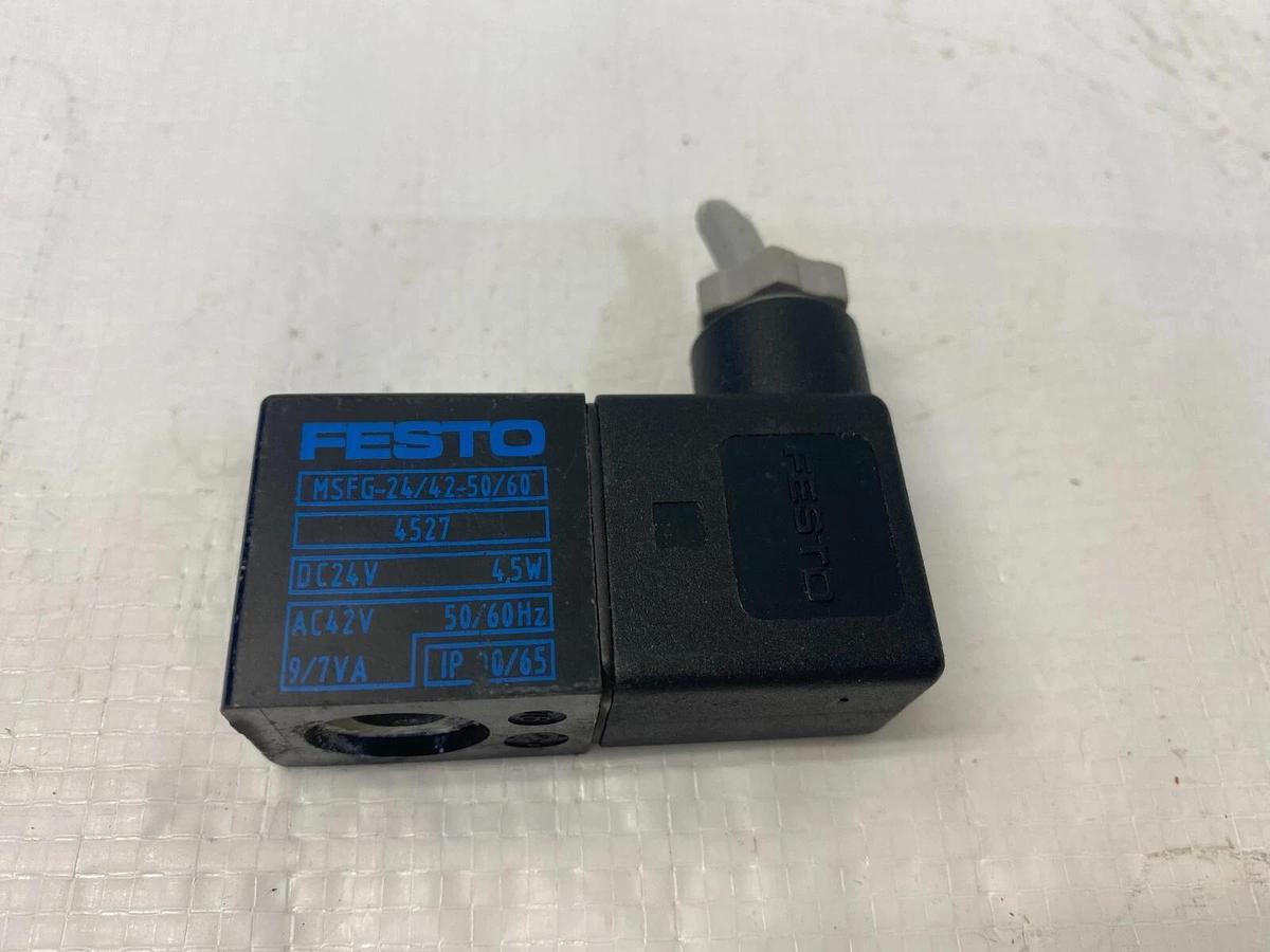 Used Festo MSFG-24/42-50/60 4527 DC24V Solenoid Coil - Lot of 2