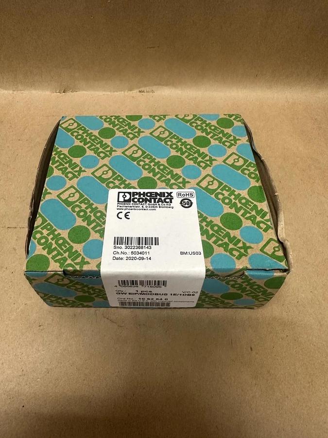 Used Phoenix Contact GW EIP/MODBUS 1E/ 1DB9 Interface Converter *FACTORY SEALED*