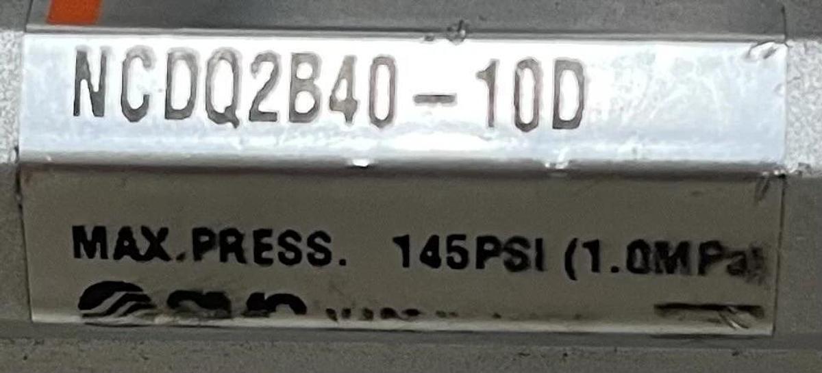 Used SMC NCDQ2B40-10D Compact Air Cylinder
