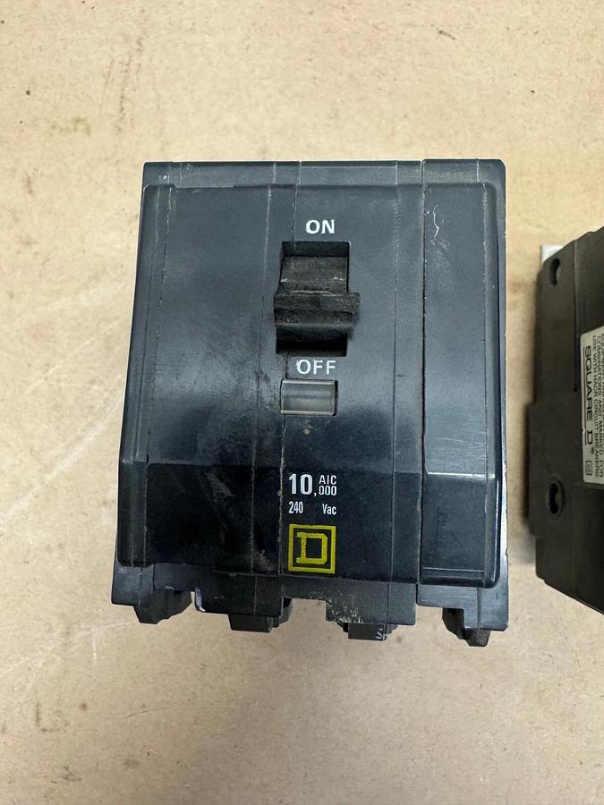 Used Square D NE-2769 30A Circuit Breaker, 240VAC, 10,000 Rating