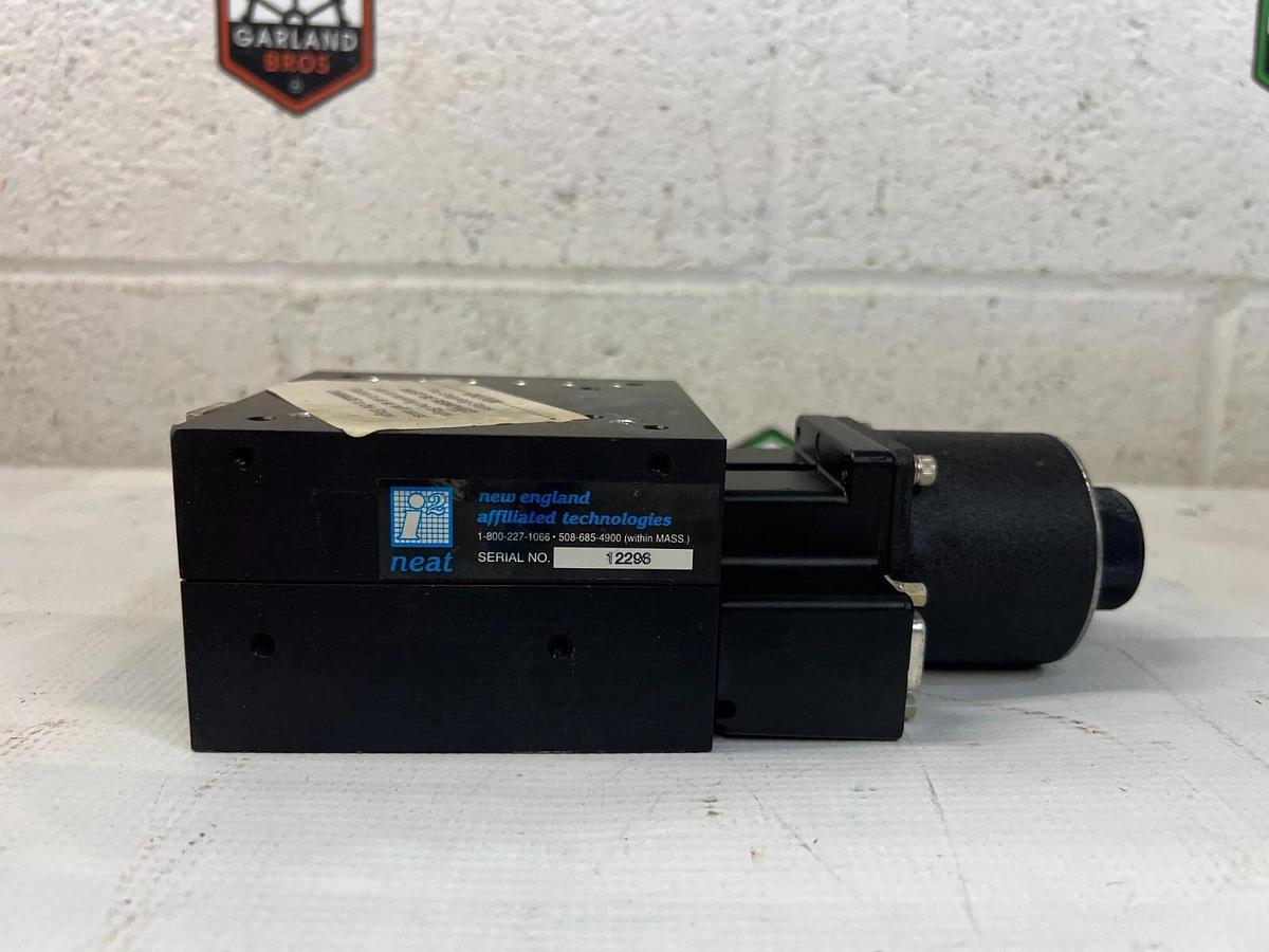 Used New England Affiliated Technologies 12296 Linear Stage with Stepper Motor