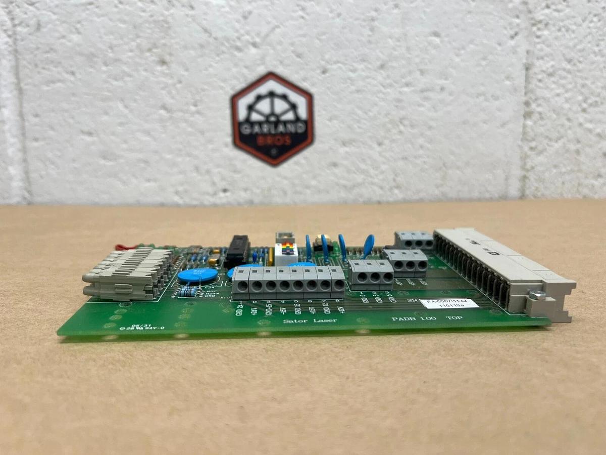 Used Sator Laser PADB 1.00 Control Board