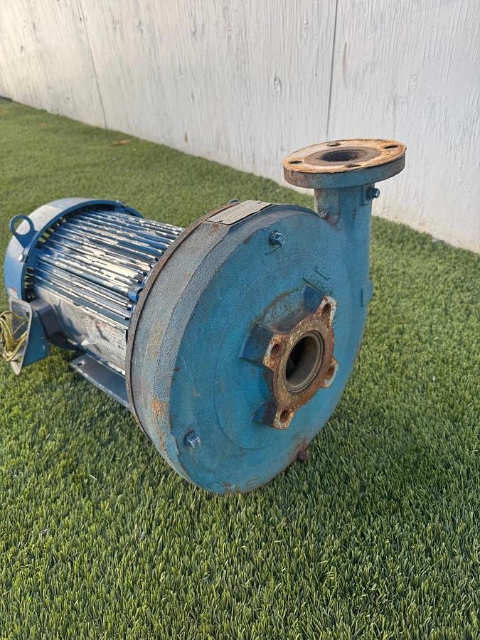 Used Peerless C1220AM-BF Pump, with U.S. Electrical Motor 10Hp @ 1755RPM