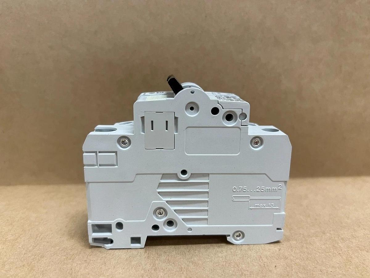 Used Moeller FAZN B6 6A Miniature Circuit Breaker w/ Aux. Contact Block - Lot of 7