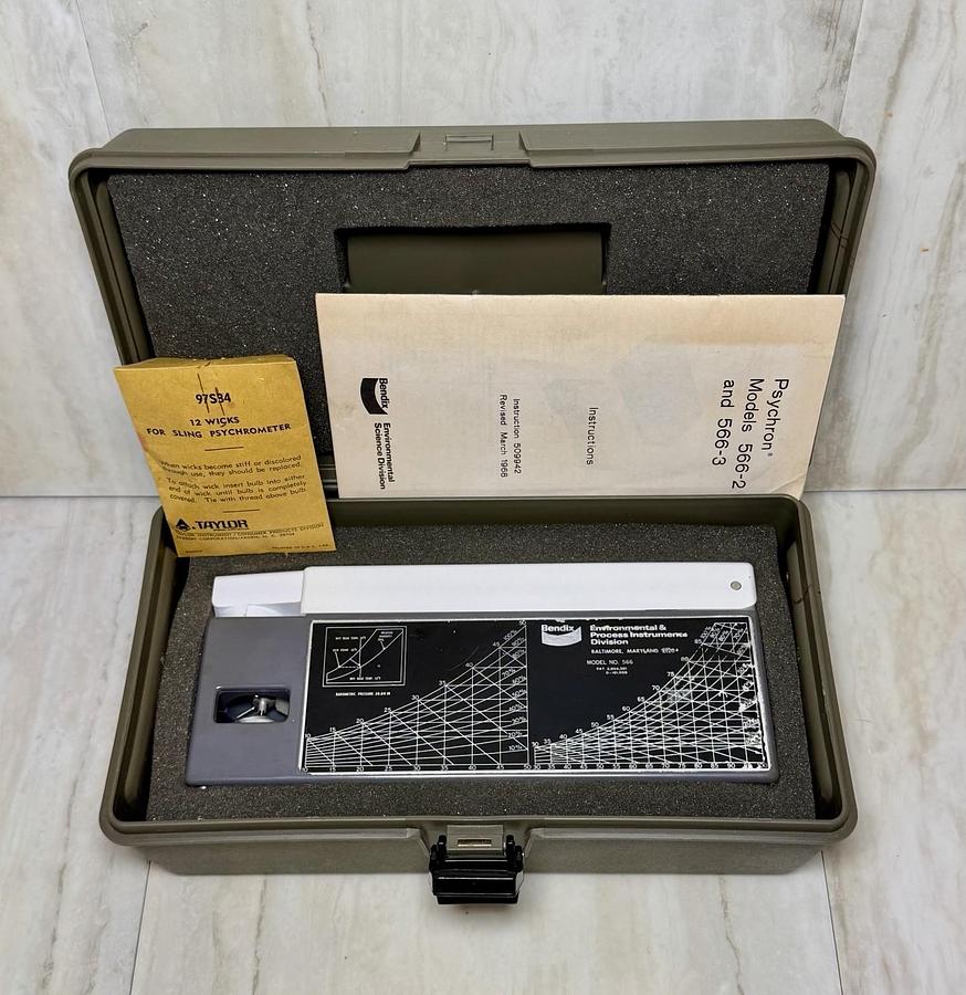 Used Bendix 566 Psychrometer