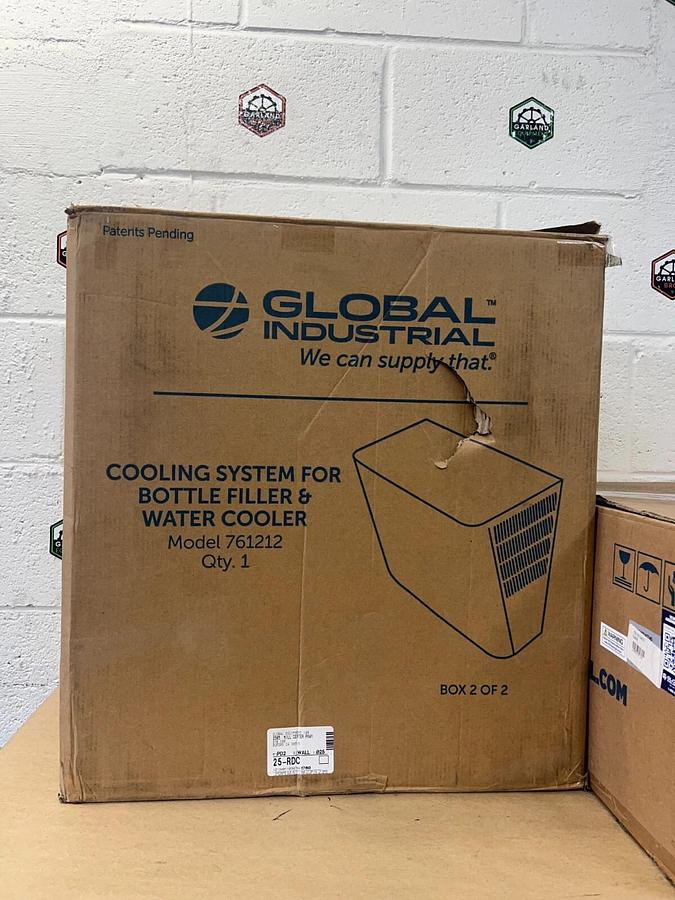 Used Global Industrial 761212 761213 Bottle Filler, Water Cooler, Cooling System