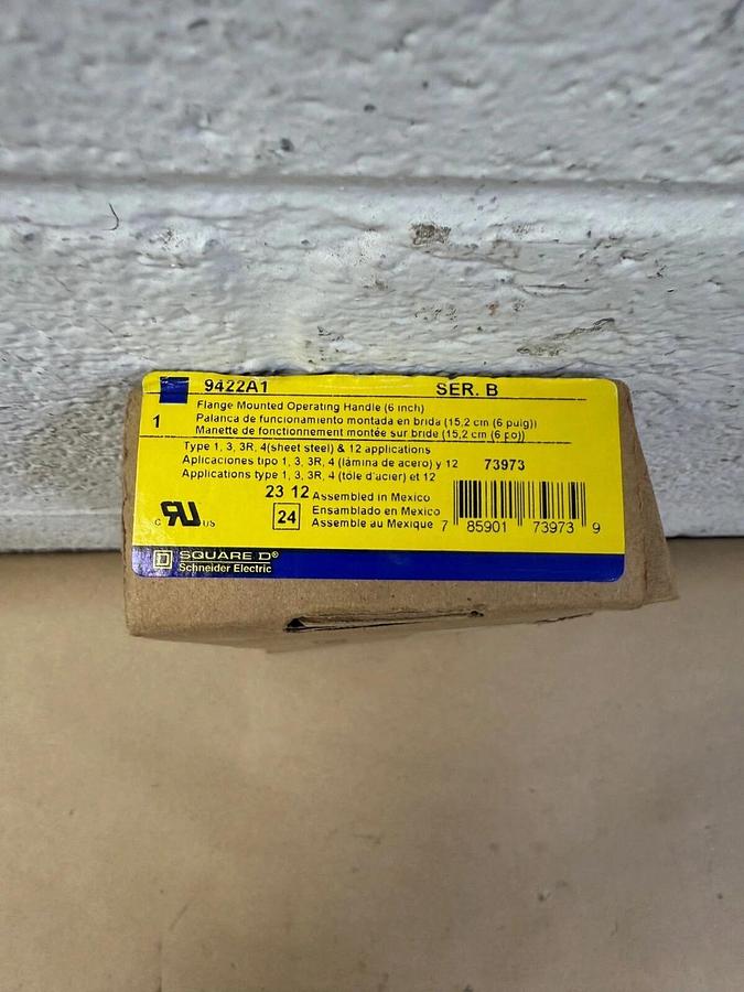 Square D 9422A1 Flange Mounted Operating Handle (6 inch) Series B