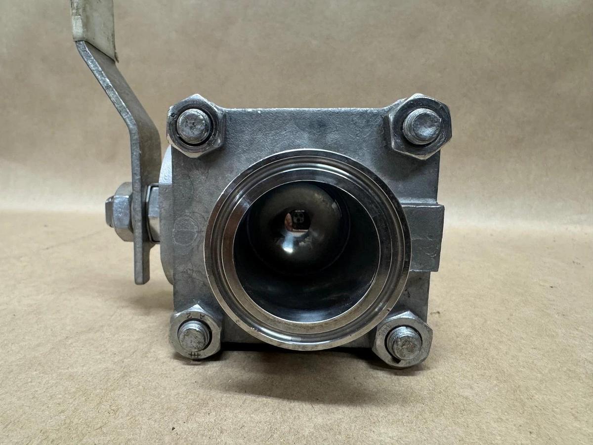 Used SVF 841L08 1-1/2” 316L CF3M Ball Valve