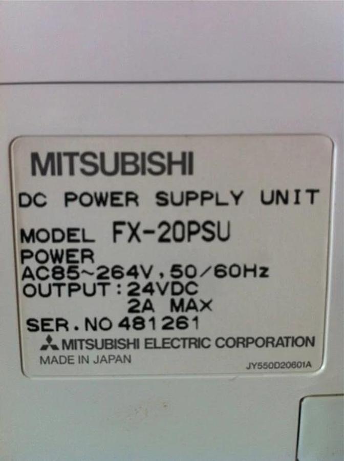 Used Mitsubishi DC Power Supply Unit FX-20PSU