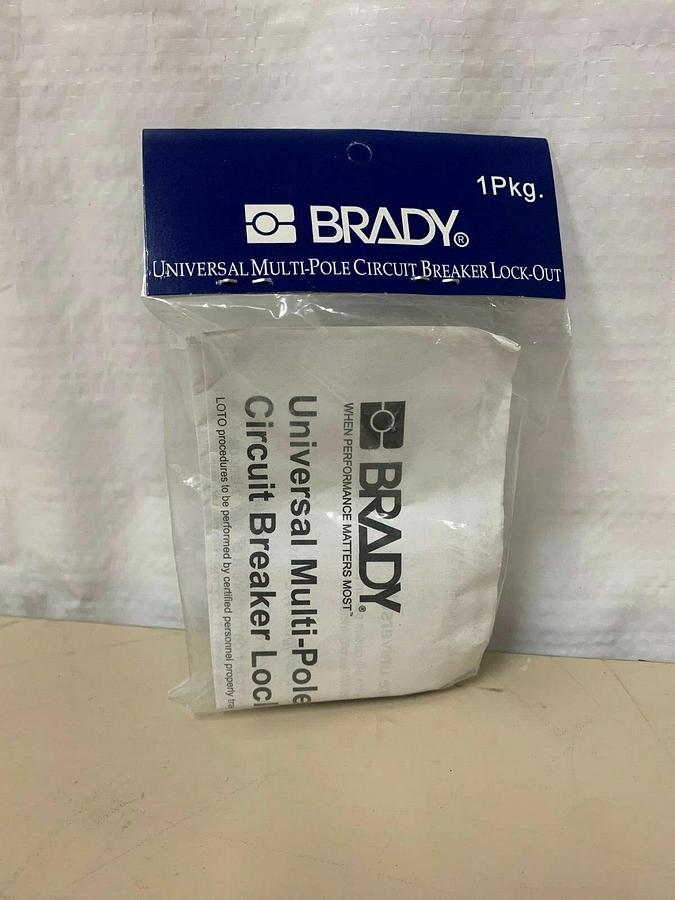 Used Brady Universal Multi-Pole Circuit Breaker Lockout (lot of 4)