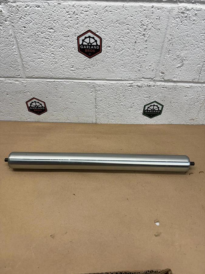 Used Global Industrial 293181 21” Roller, 1.9” Diameter, Galvanized Steel, Pack of 3