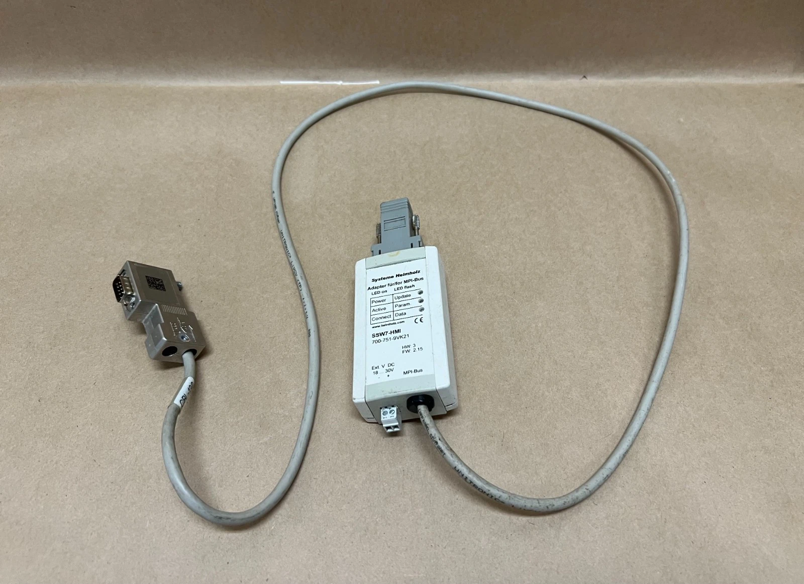 Used Helmholz SSW7-HMI MPI Bus Adapter (PN: 700-751-9VK21)