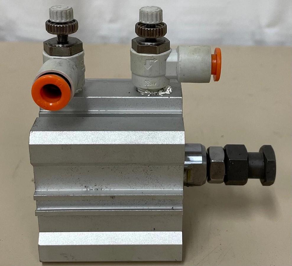 Used SMC CDQ2A40-10DC Compact Cylinder