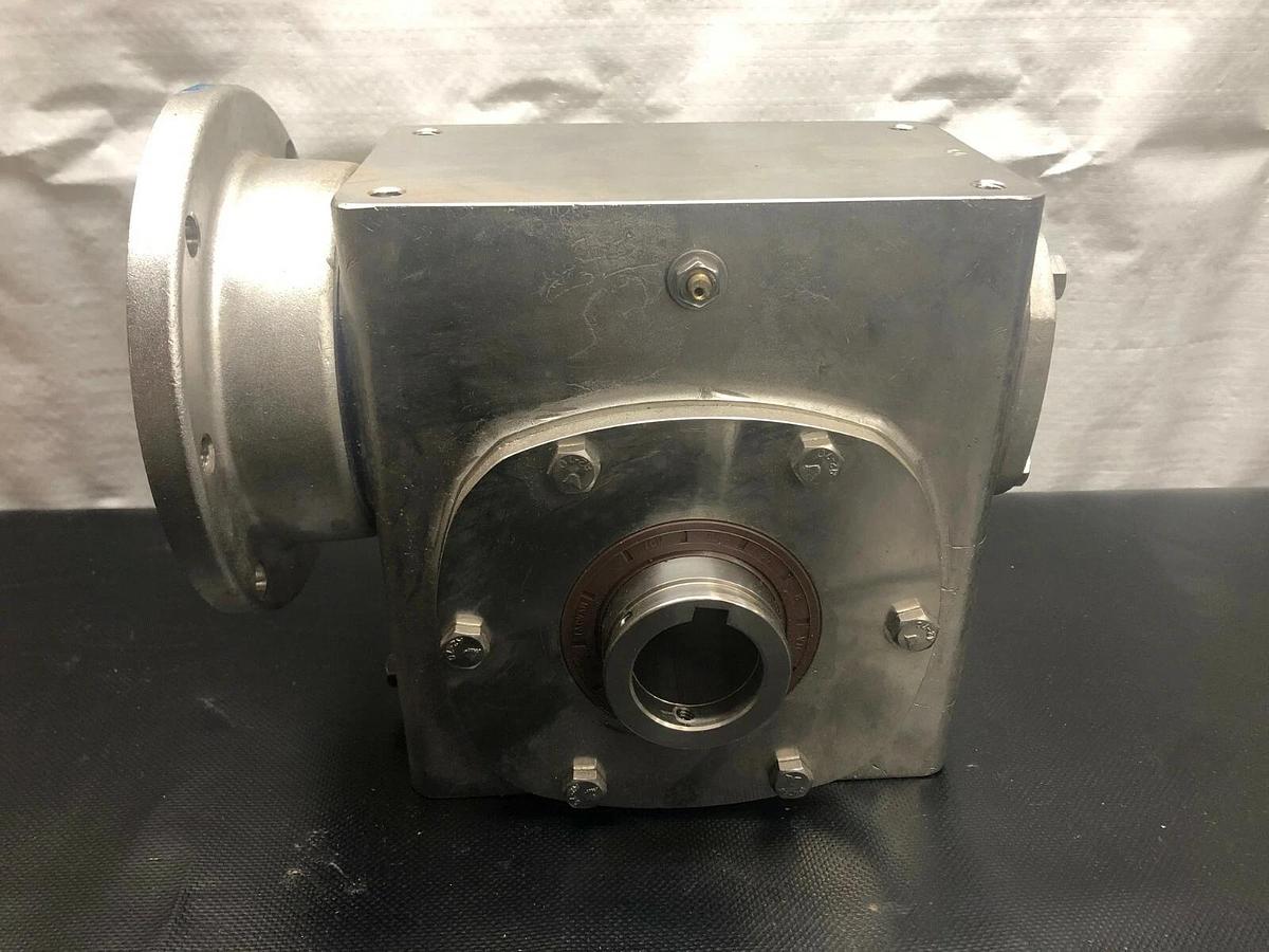Used Sterling Electric 37.SDF6K151 Worm Gear Reducer, 2000RA, SS, Ratio 60:1