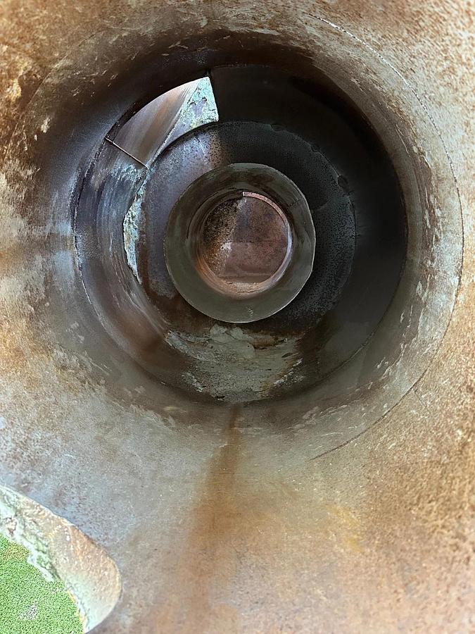 Used 74” Diameter Cyclone with Clean Out Hatch