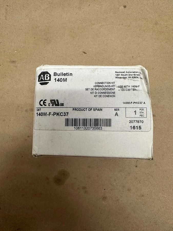 Used Allen Bradley 140m-F-PKC37 Connecting and Coil Module