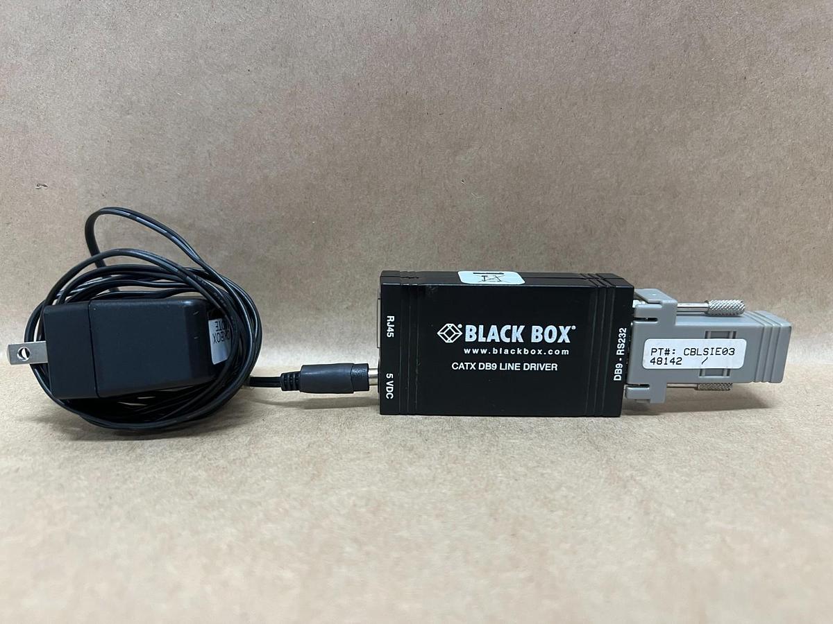 Used Black Box ME890A-R2 CATX DB9, 5VDC, Line Driver