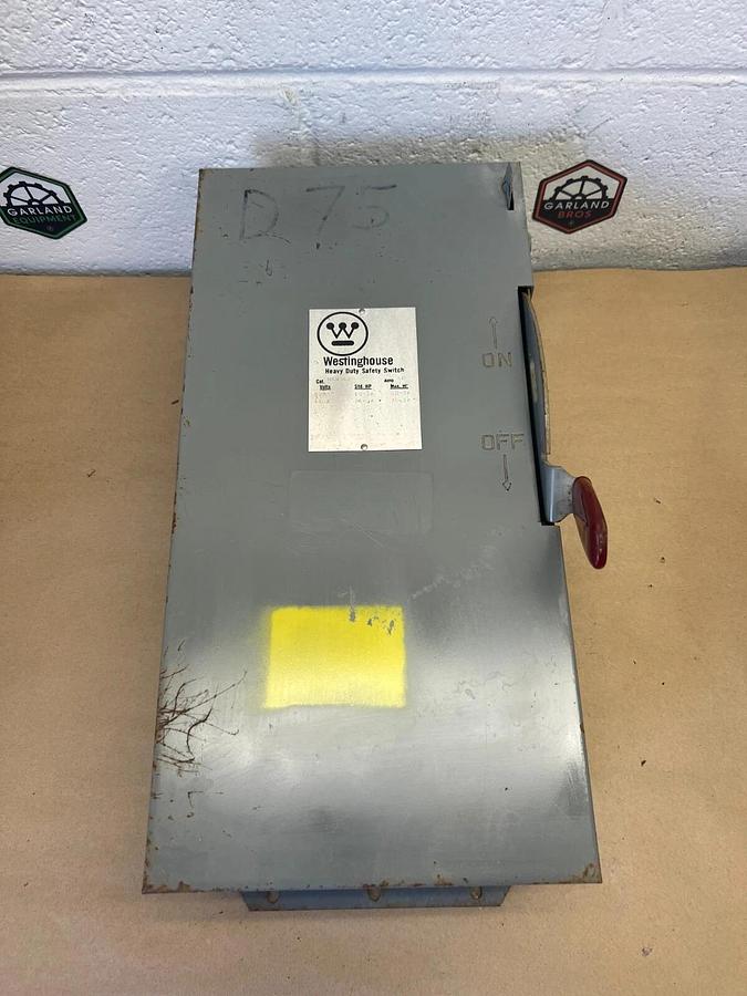 Used Westinghouse HFN362 600V, 60A Heavy Duty Safety Switch