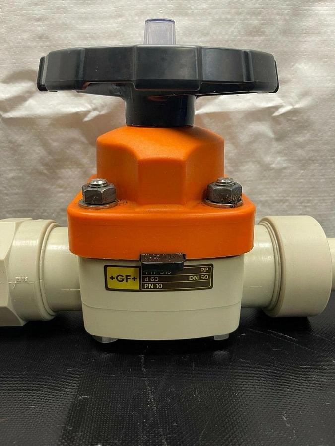 Used Georg Fischer 315 d63 PN10 Diaphragm Valve