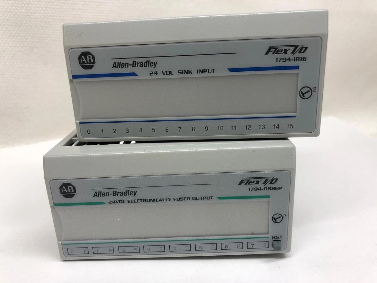 Used Allen Bradley 1794-OB8EP and 1794-IB16 Flex I/O (BOTH ITEMS INCLUDED)