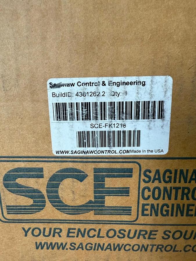 Used Saginaw Controls & Engineering SCE-FK1218 Floor Kit/Stand *FACTORY SEALED*