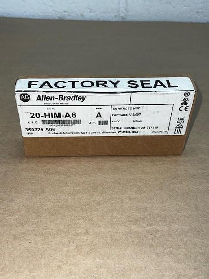 Used Allen Bradley 20-HIM-A6 Ser A, Human Interface Module  *FACTORY SEALED*