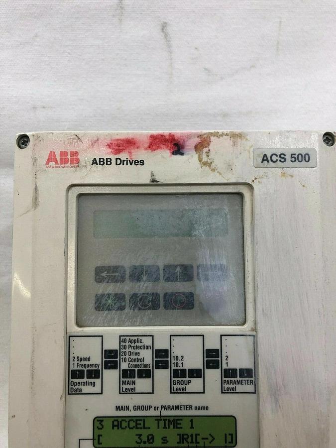Used ABB ACS501-003-4-00P2 Adjustable Frequency Drive
