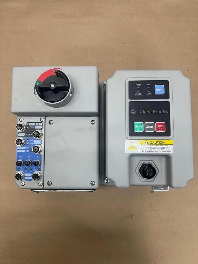 Allen Bradley 208E-F12Z-10C-CRW-3 Combination Starter and Base, Series C