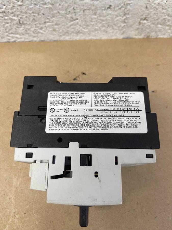 Used Siemens 3RC1021-0JA10 Circuit Breaker, Sirius