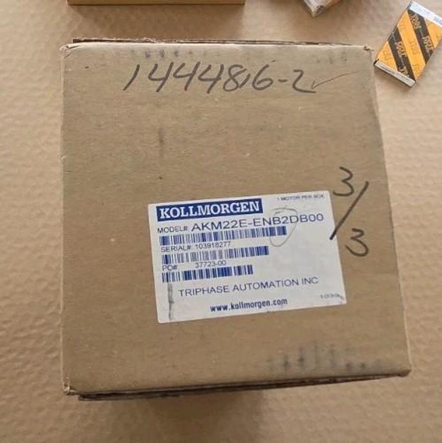 Used Kollmorgen DBL3N00130-B3M-000-S40 Servo Motor, SN: 1551496740