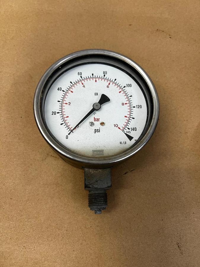 Used WIKA 0-140 Pressure Gauge