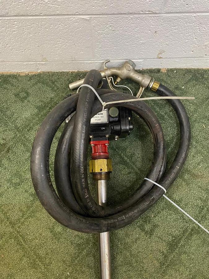 Used Fill-Rite Series 400 Liquid Transfer Pump w/ Hose and Nozzle