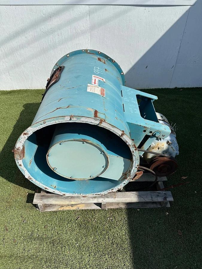 Used Twin City Fan & Blower Co. Axial Inline Blower, 15Hp @ 1765RPM, 575V