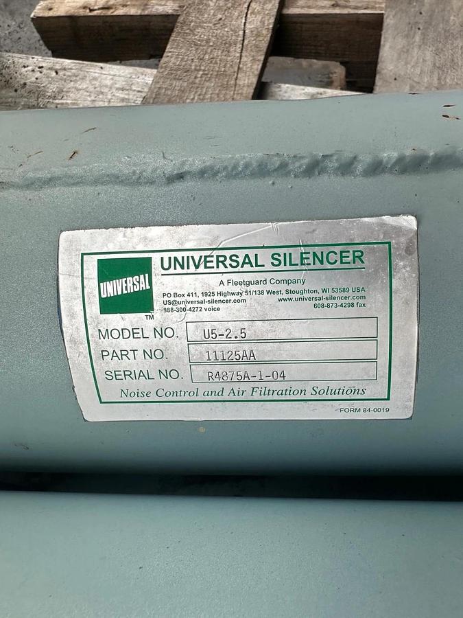 Used Universal U5-2.5 Blower Silencer