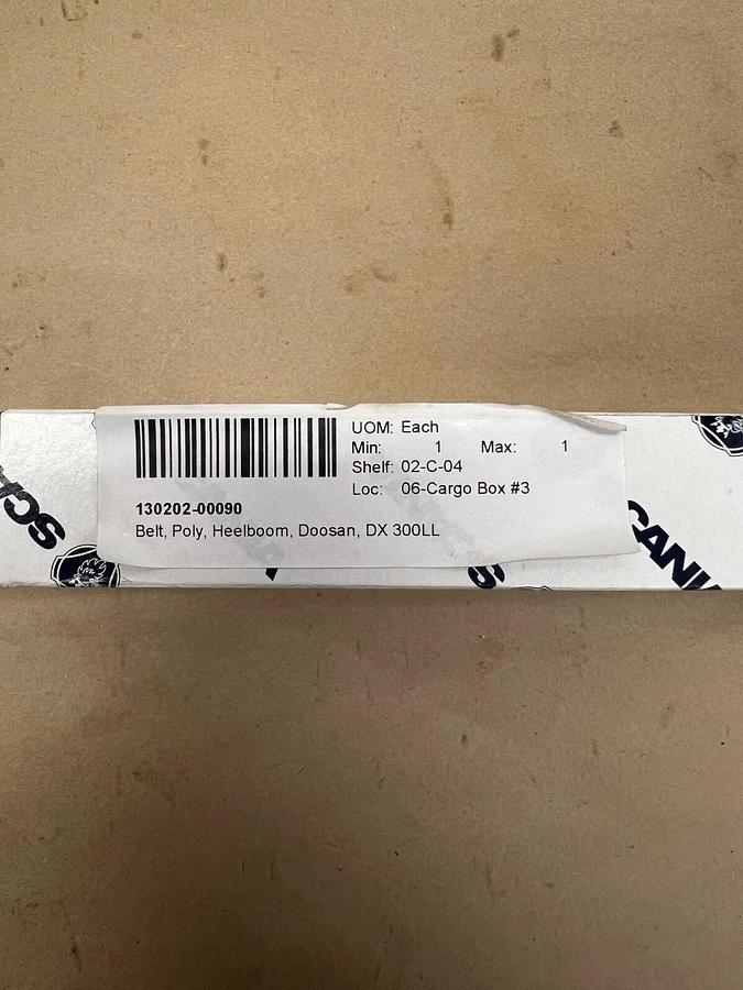 Used Doosan 130202-00090 DX 300LL Belt