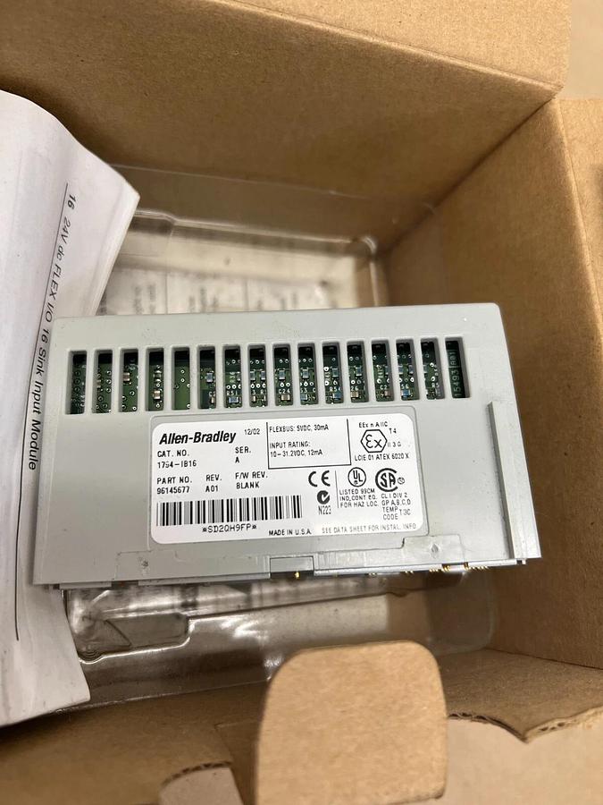 Used Allen Bradley 1794IB16 Ser. A Input Module PN:96145687