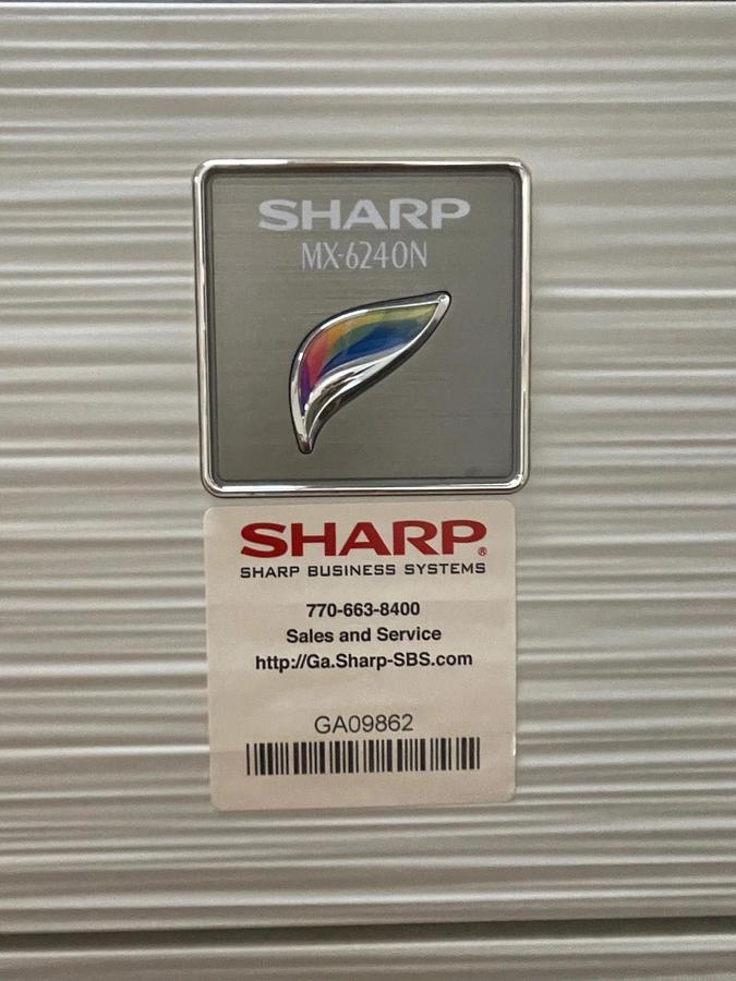 Used SHARP MX-6240N High-Speed Color Document System Copier/Printer GREAT CONDITION!