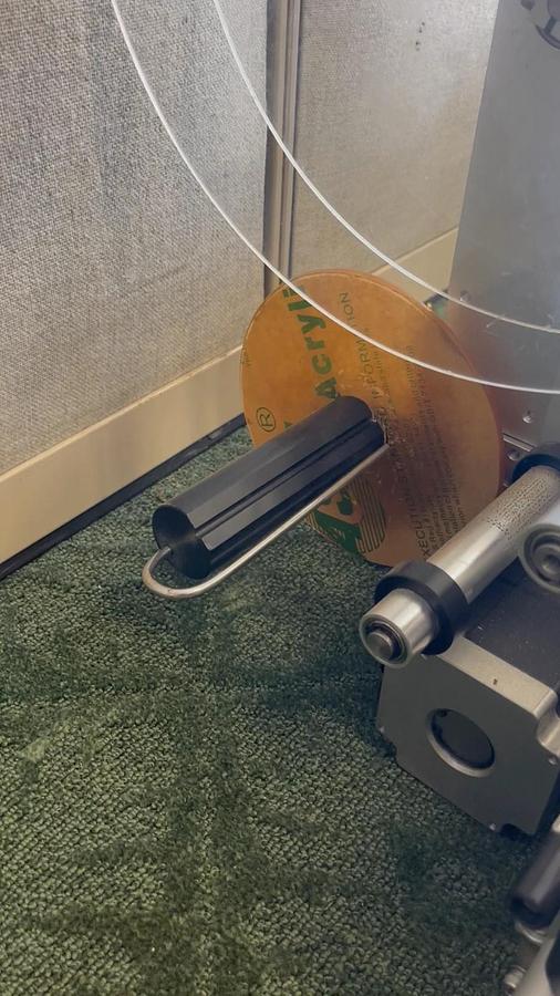 Used Delta TTL-201T Labeling Machine, Single Phase, 110V, Max Label Width 6”