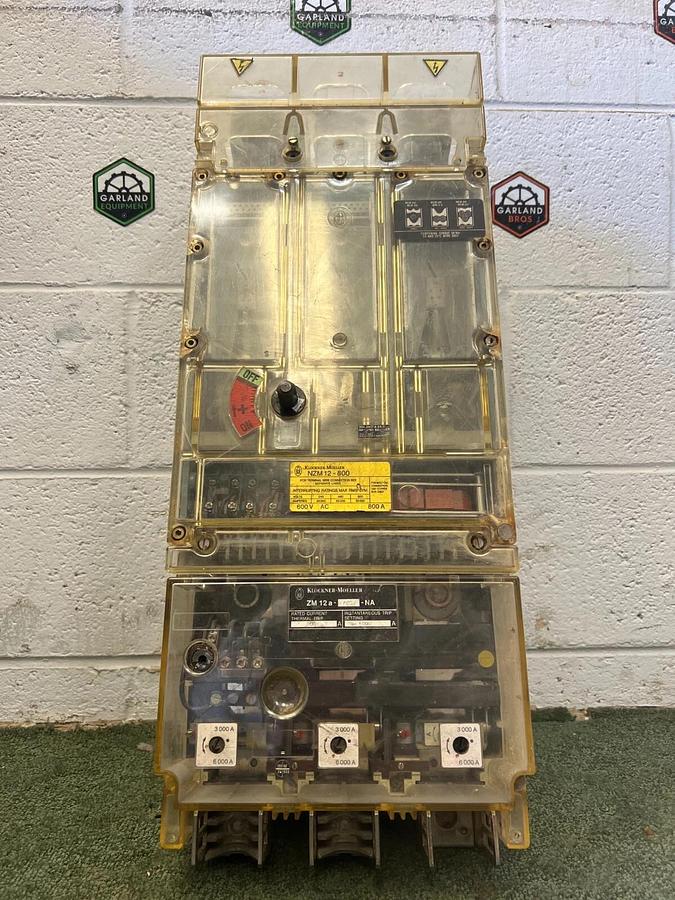 Used Klockner-Moeller NZM 12-800, ZM 12a-800-NA 600V, 800A, Circuit Breaker