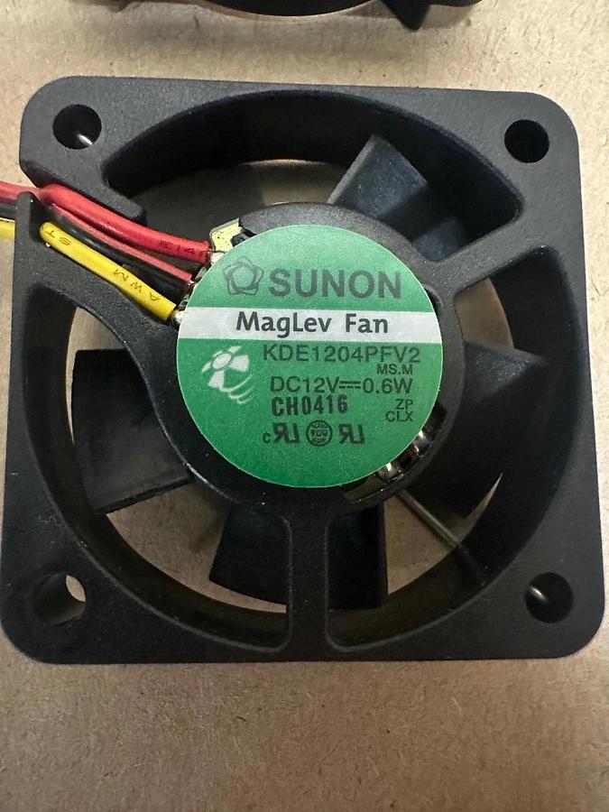 Used Sunon KDE1204PFV2 MagLev Fan - Lot of 2