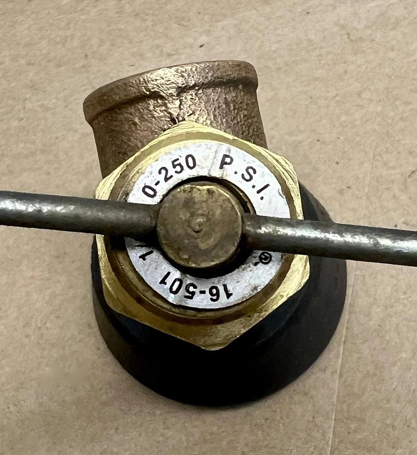 Used Apollo 16-501 1/2” Bypass/Liquid Relief Valve 1/2” Male x 1/2” Female 0-250 PSI