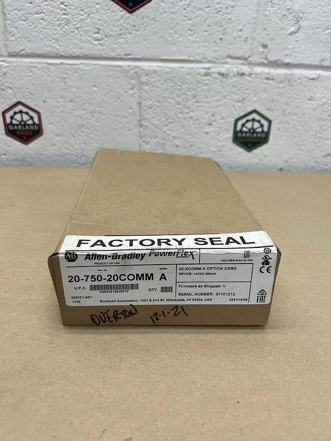 Used Allen Bradley 20-750-20COMM Inverter Communication Card