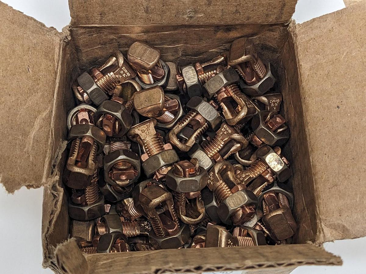 Used Burndy 14-2 T-Split Blot Wire Connector - Lot of 20