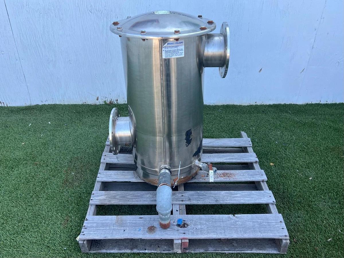 Used Fluid Engineering MLI-PDA 6" NPS SS Automatic Self-Cleaning Strainer Filter