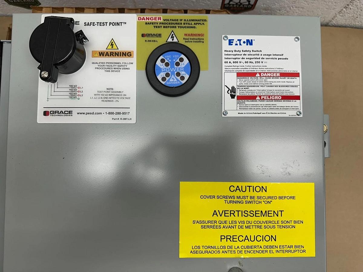 Used Eaton DEM362FDJB-00VT Heavy Duty Safety Switch, 60A, 600V, 60Hz *NEW!*