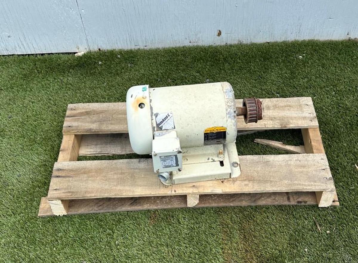 Used Baldor M3614T 2Hp Motor @ 1160RPM, 208-230/460V, 3 Phase, 184T Frame, 60Hz