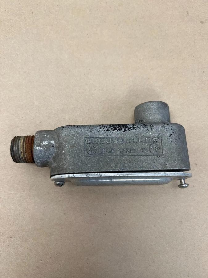 Used Crouse Hinds 190 LB19 1/2in. Conduit Body